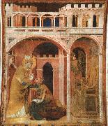 Simone Martini Miracle of Fire oil painting on canvas